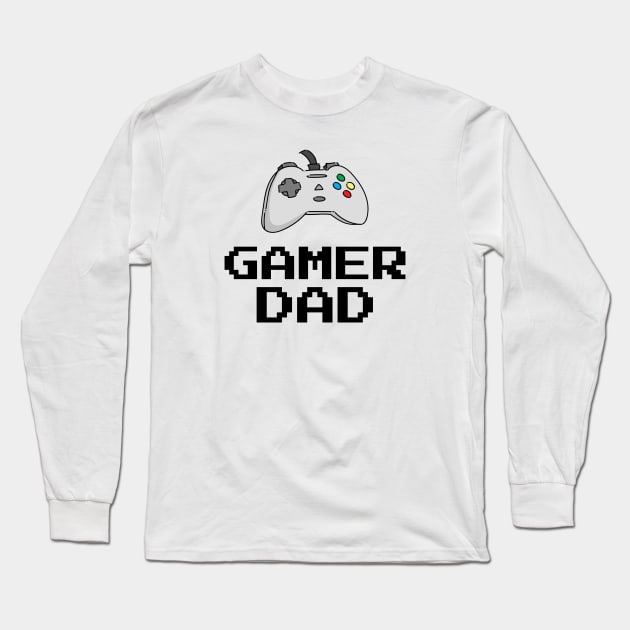 Gamer Dad Long Sleeve T-Shirt by Jitesh Kundra